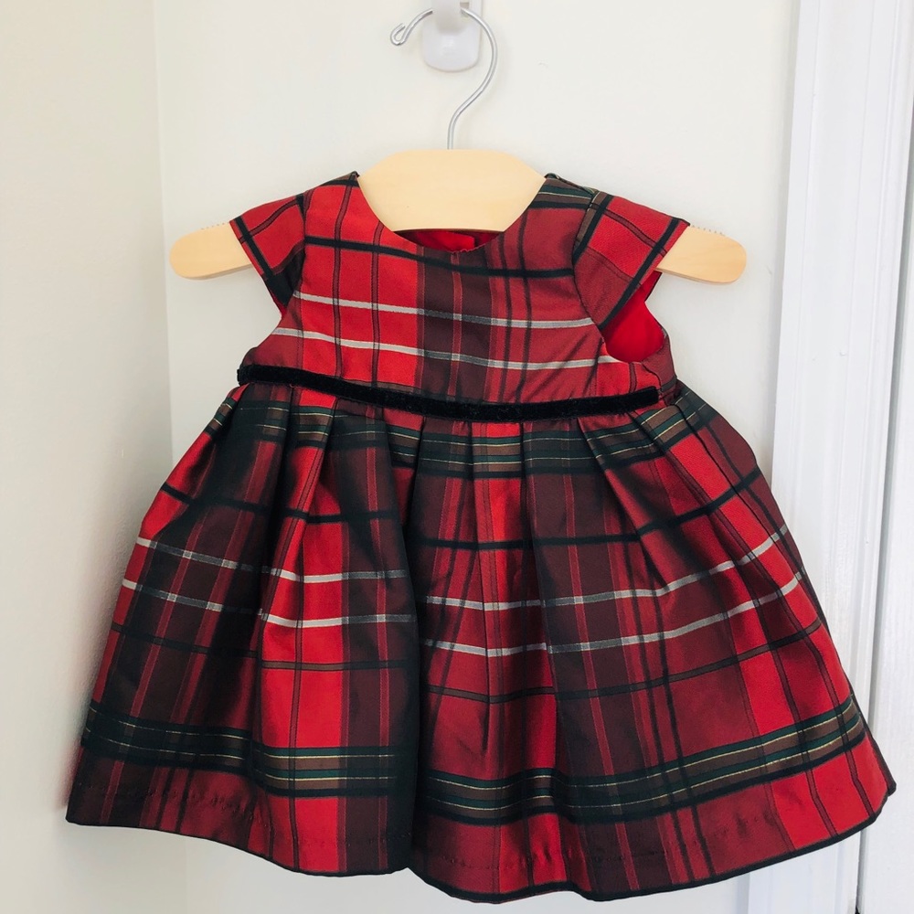 Pippa & Julie Red Plaid Holiday Christmas Dress - Picture 2 of 4